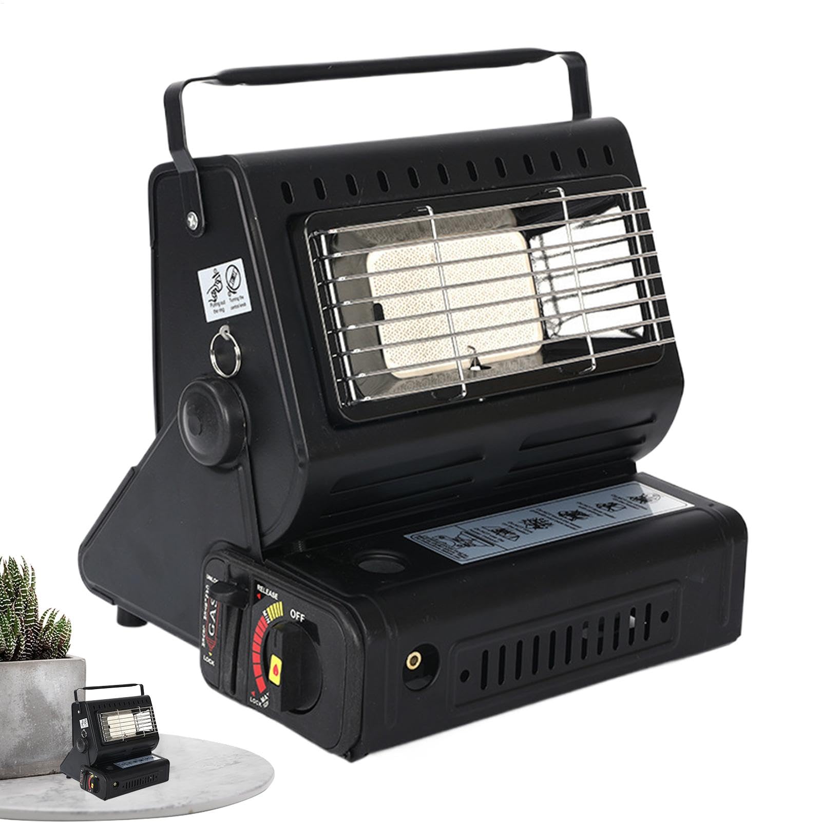 Chauffage portable de camping XIAOXIAOYU réutilisable avec poignée