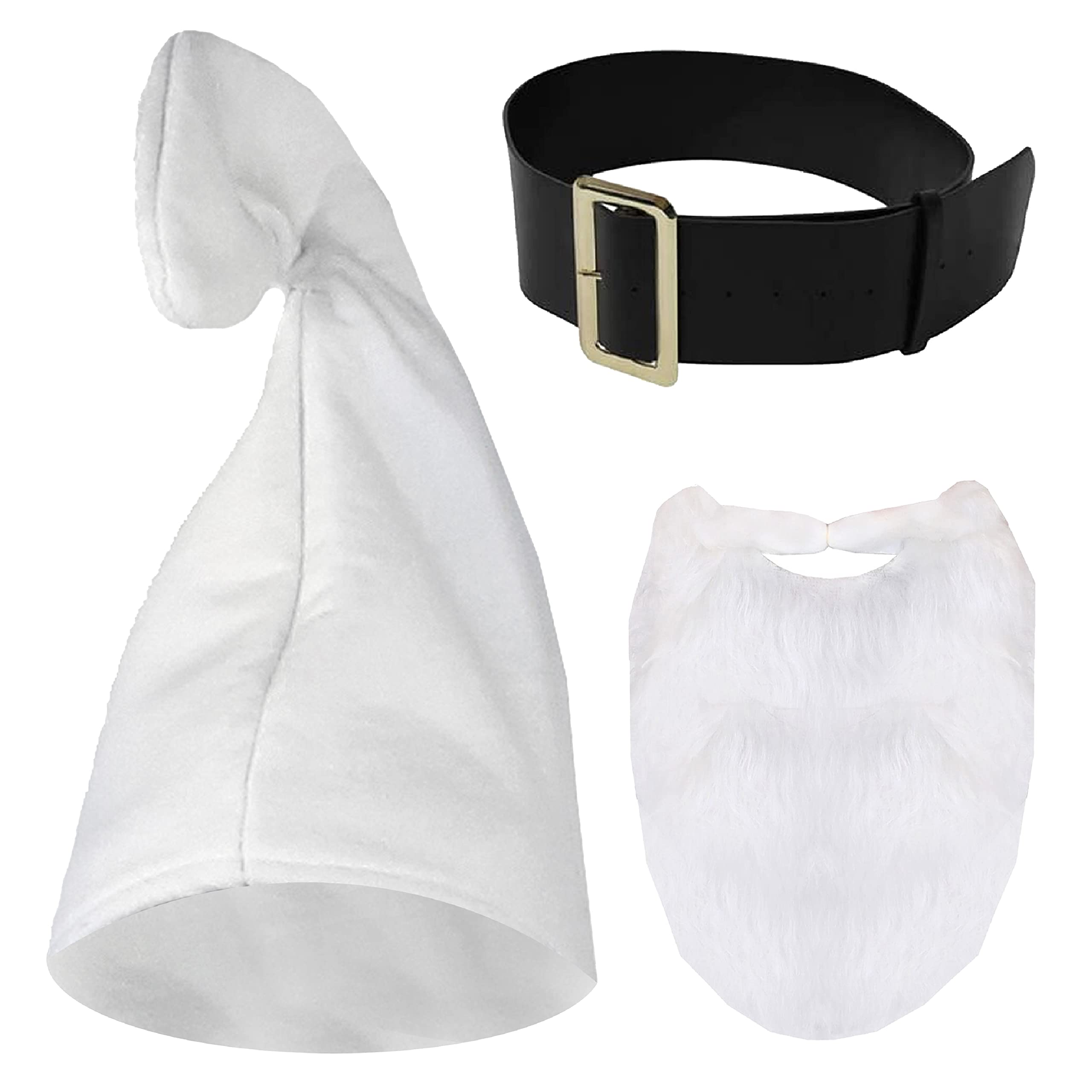 I LOVE FANCY DRESS Childs Gnome Set - White Hat