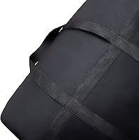 Vista 2 de Bolsas de almacenamiento extra grandes multiusos resistentes, bolsas de viaje para ahorrar espacio, para mudanzas y almacenamiento (230L, Negro)