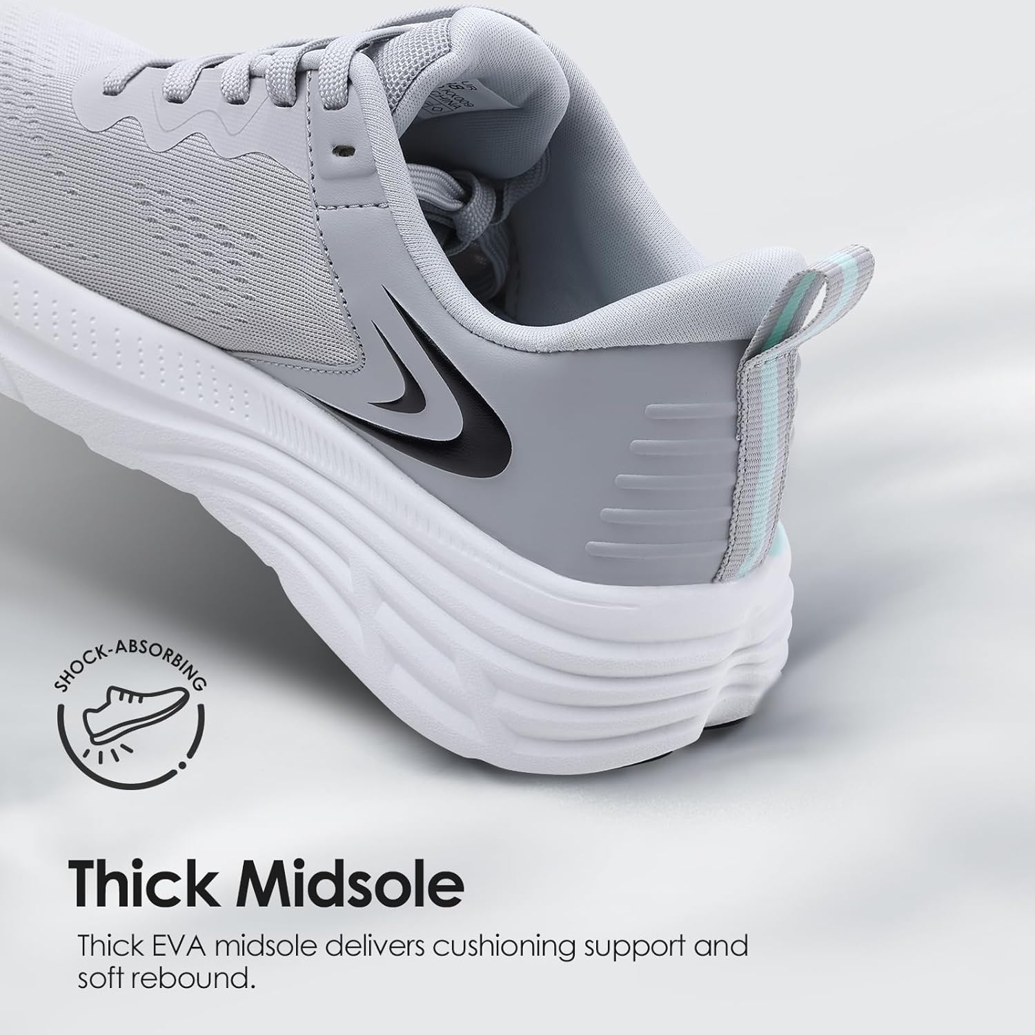 Women's Wide Toe Box Walking Shoes Non Slip Running Tennis Athletic Gym Workout Shoes Cushioning Wide Width Fashion Sneakers - Image 4