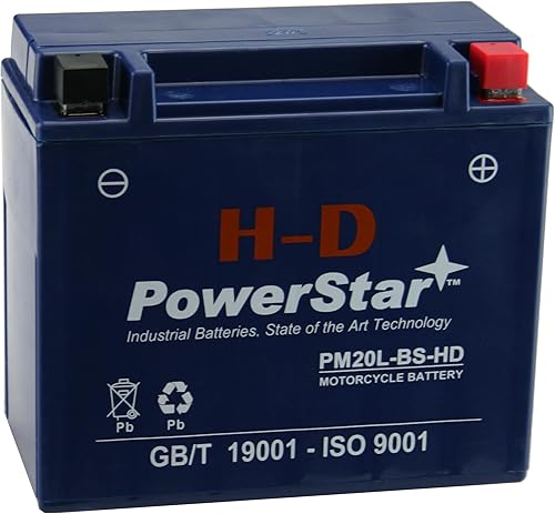 PowerStar YTX20L-BS BateríaCargador para 20L-BS ETX20L CYTX20L-BS GTX20L-BS