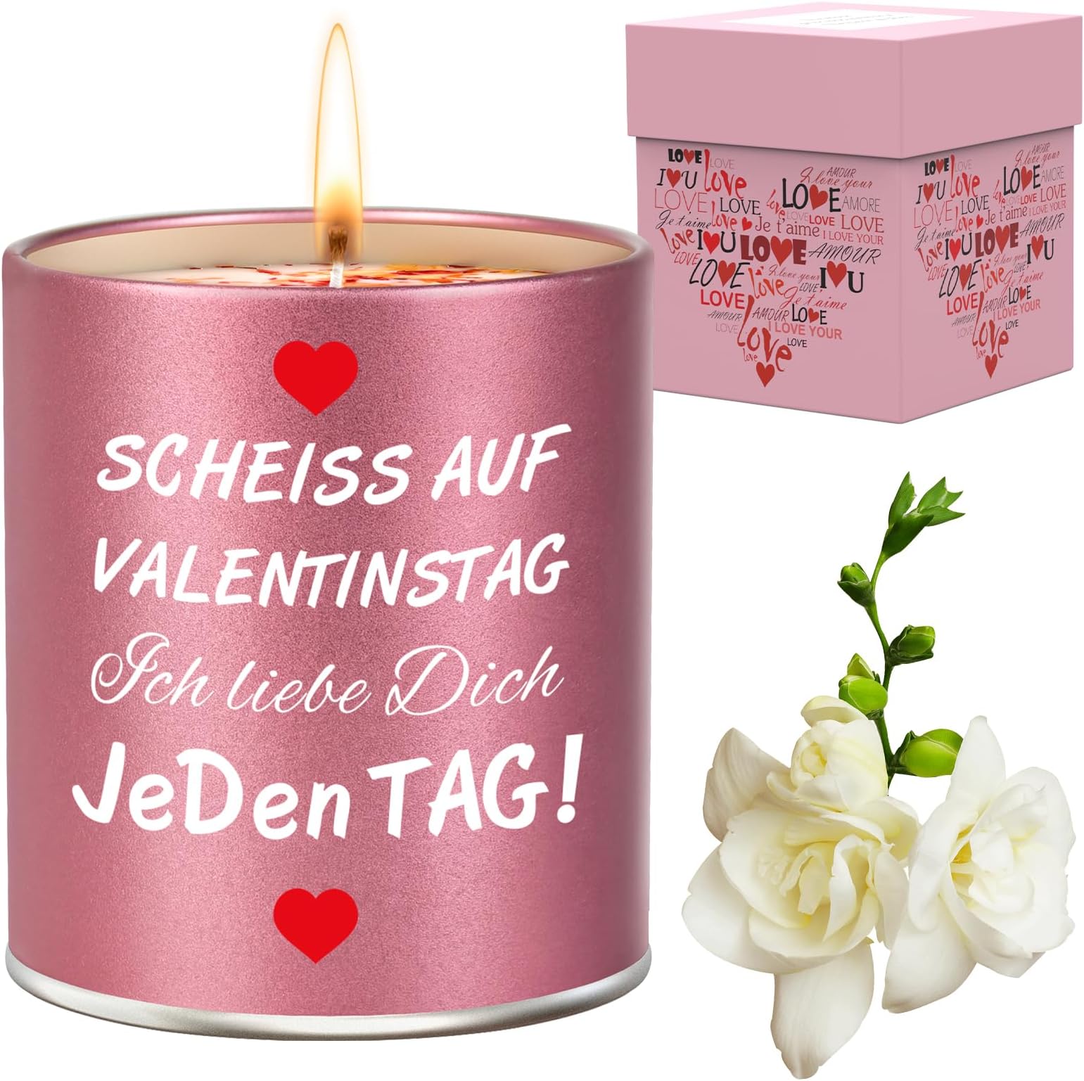 OEAGO Valentine's Day Gifts for Her Women Gifts for Her from Boyfriend Husband Funny Valentine's Day Gifts Scented Candles Gifts for Wife Girlfriend on Valentine's Day Birthday Anniversary Christmas