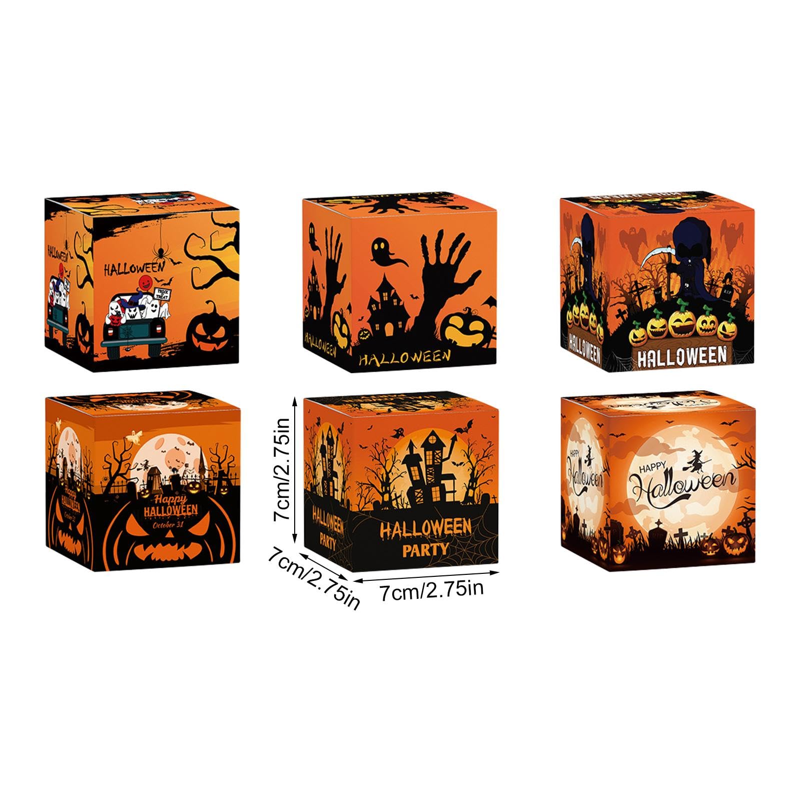 Amazon.co.jp: Ozozuize ハロウィン キャンディ ボックス、ハロウィン