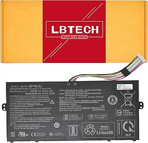LBTECH AP16L5J Battery for Acer Swift 5 SF514-52T SF514-52TP-84C9 SF514-52T-526G SF514-53T Chromebook Spin 311 CP311-2H 7.7V 4670mAh 36Wh