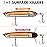 TRUSCEND Pencil Fishing Lures with Double Floating Rotating Tail, Surface Pencil Popper, Long Cast Premium Bass Bait with Rattle, Fishing Teasers Swimbaits for Freshwater Saltwater