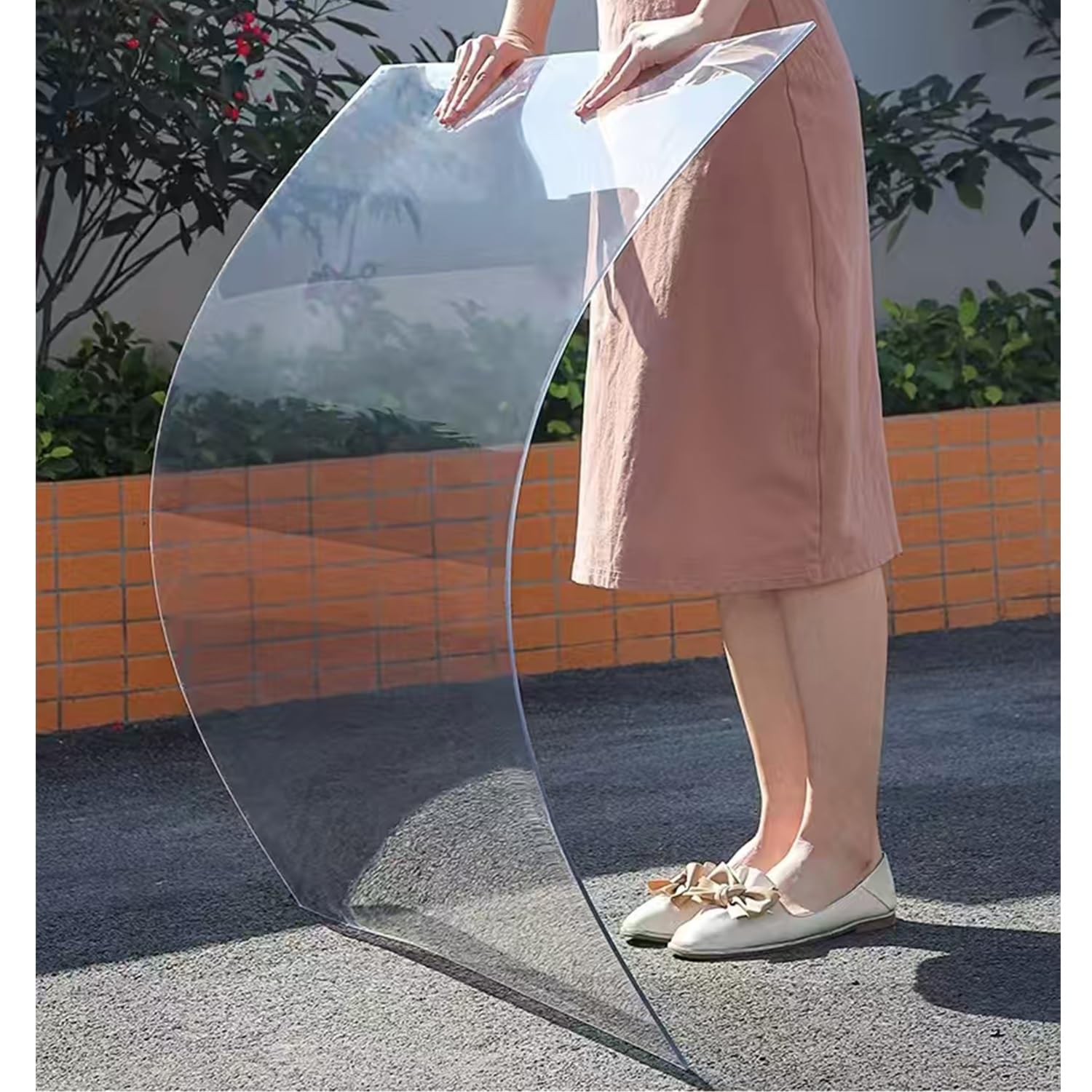 Polycarte - Pannello per serra da giardino, in PVC trasparente, rigido, resistente alle intemperie, protezione per piante, durevole pannello Lucernario per una crescita ottimale