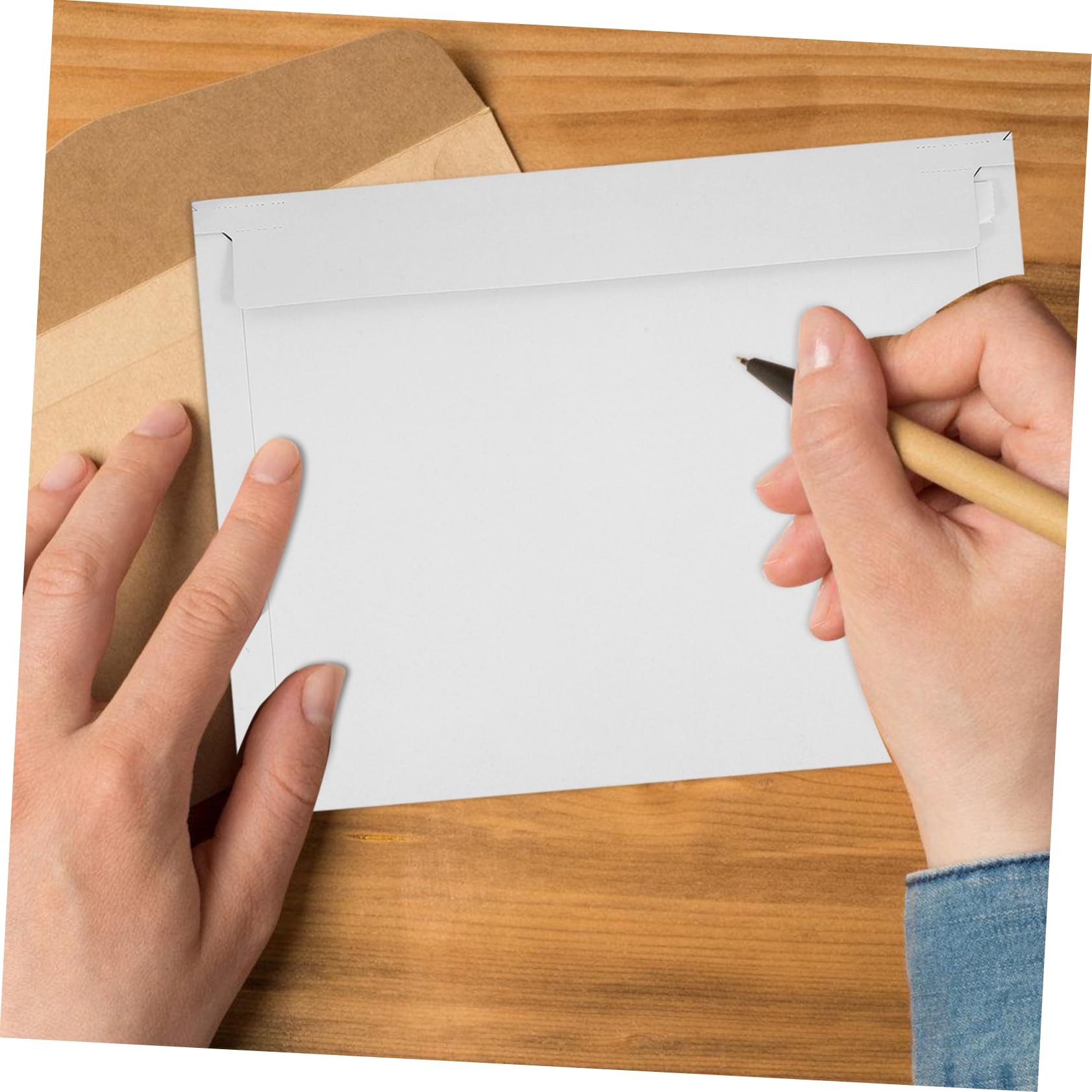Homoyoyo 30pezzi Busta Porta Documenti in Cartone Spessa Buste Autosigillanti Rigide Per Spedizioni Imballaggio Sicuro Per Documenti e Articoli Piccoli