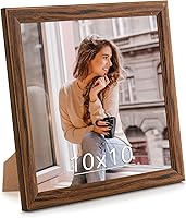 Vista 89 de Marco de Madera Marrón de 16 x 20 Pulgadas, Marco de Madera de 20 x 16 Pulgadas con Grano de Madera Natural Rústico, Marco de Pared Moderno Marrón