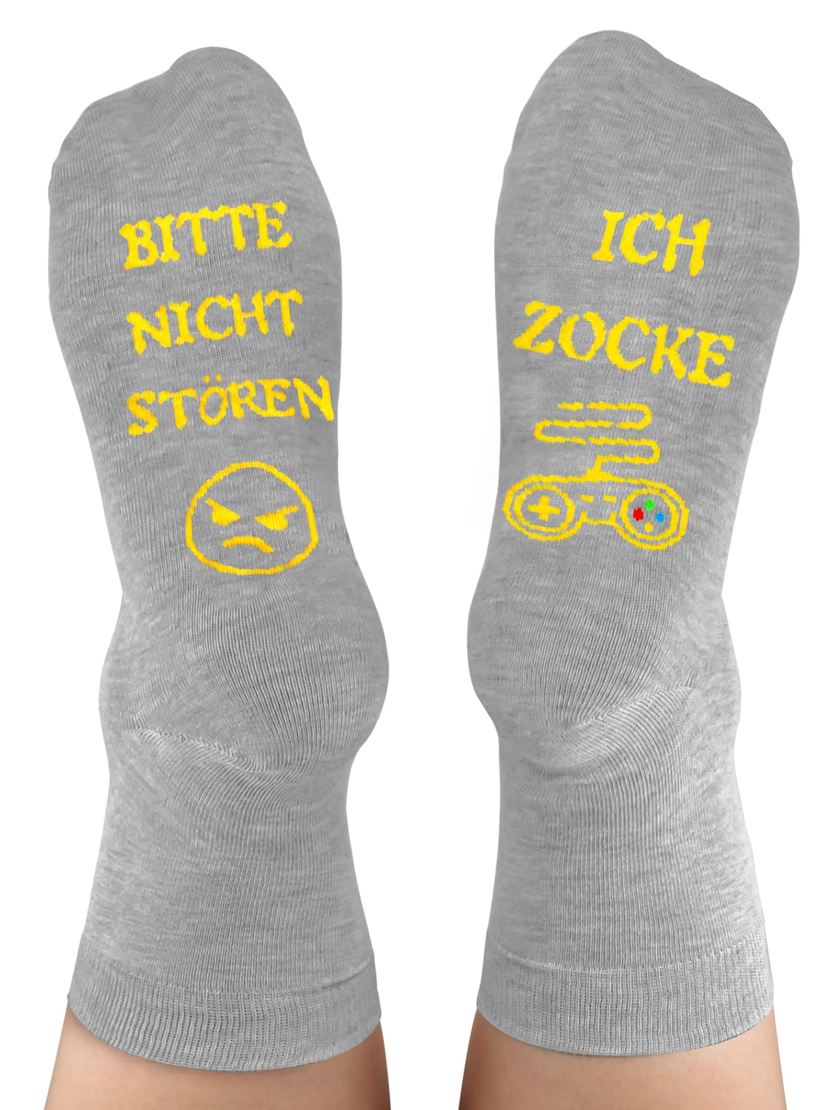 Trustnice Gaming Socks Funny Socks, Do Not Disturb I'm Gaming Novelty Cotton Socks Gamer Ankle Socks, I Game Please Do Not Disturb, Gift for Players, Women, Men, Gifts, Christmas, gray, One Size