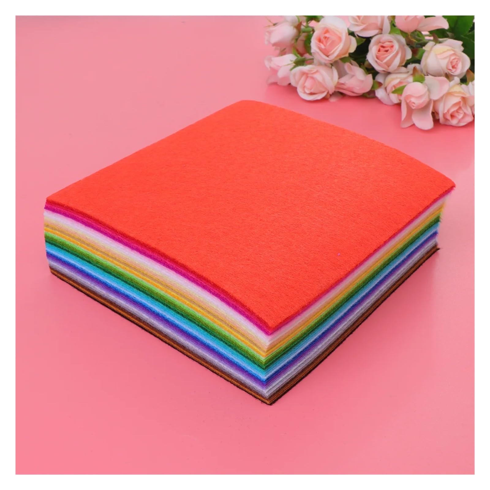 40 láminas de fieltro 30 x 20 cm for manualidades, proyectos artísticos y actividades. Multiusos coloridas Adecuado para manualidades y costura