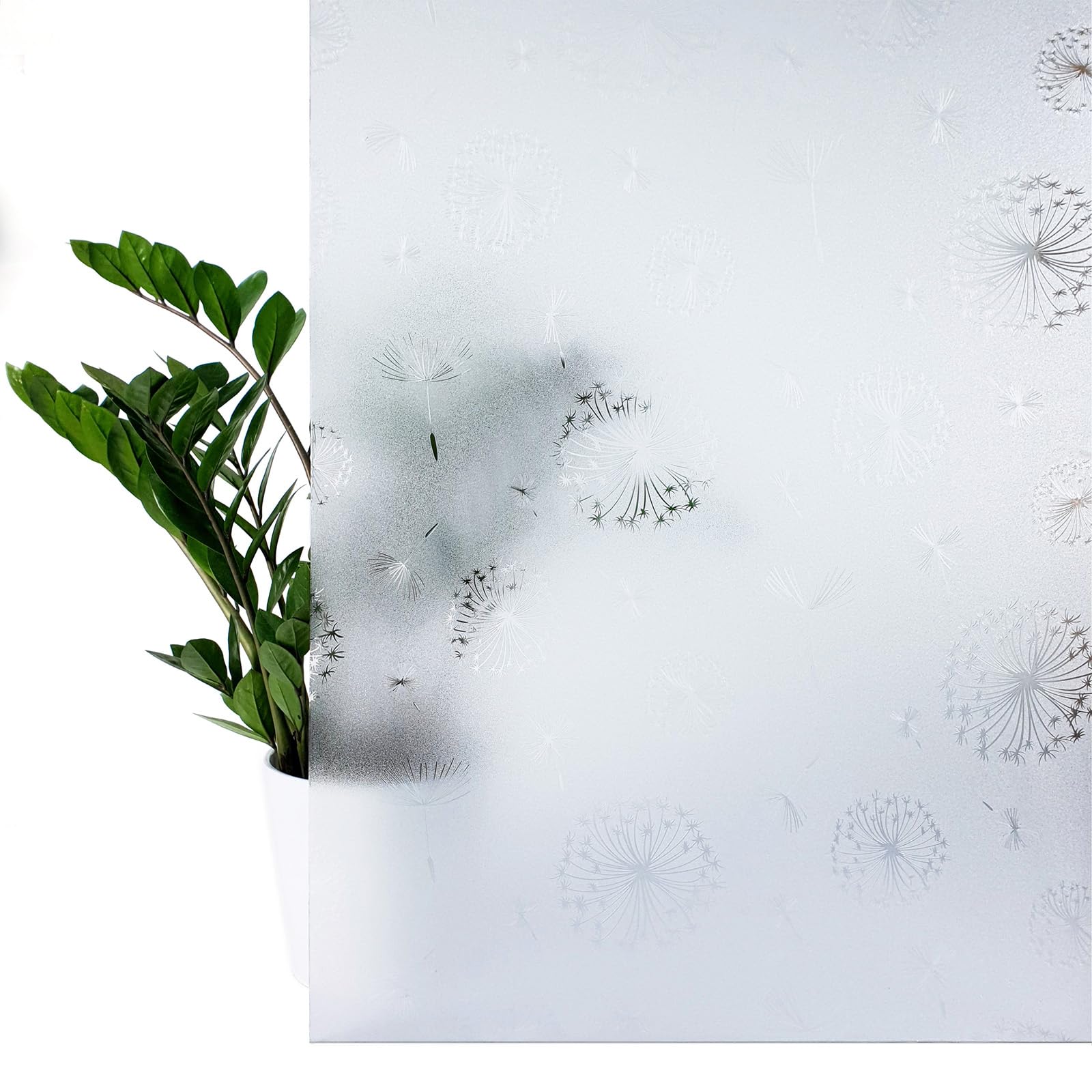 INMORVEN Milchglasfolie 45x200cm - Sichtschutz Mit UV-Schutz Für Fenster