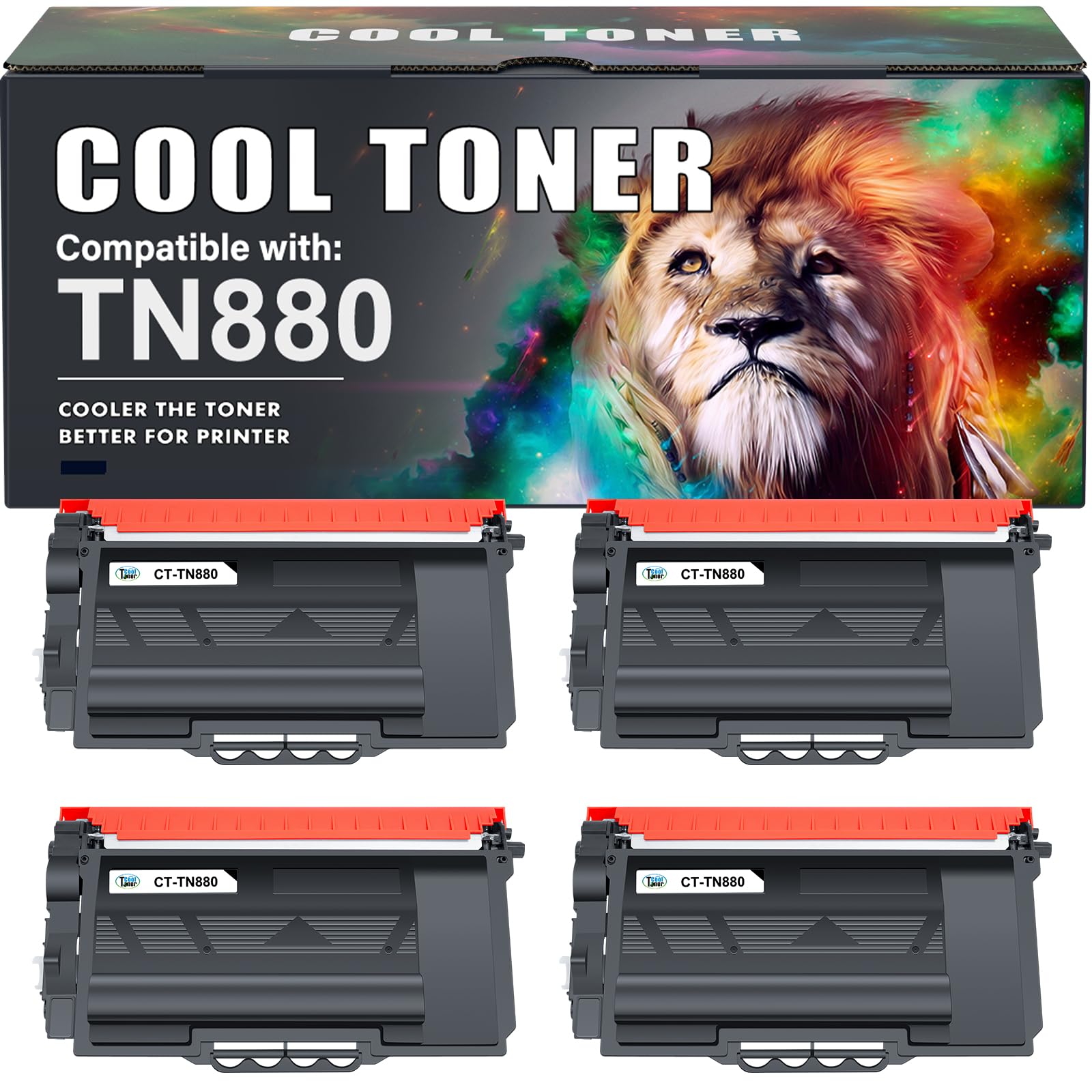TN880 TN-880 TN 880 Toner Cartridge Compatible for Brother TN880 Super High Yield Black Toner Cartridge for HL-L6200DW MFC-L6700DW MFC-L6800DW