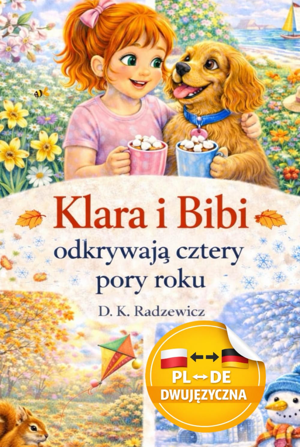 Klara und Bibi entdecken die vier Jahreszeiten: Klara i Bibi odkrywają cztery pory roku (Klara & Bibi – Zweisprachige Bücher (Deutsch–Polnisch))