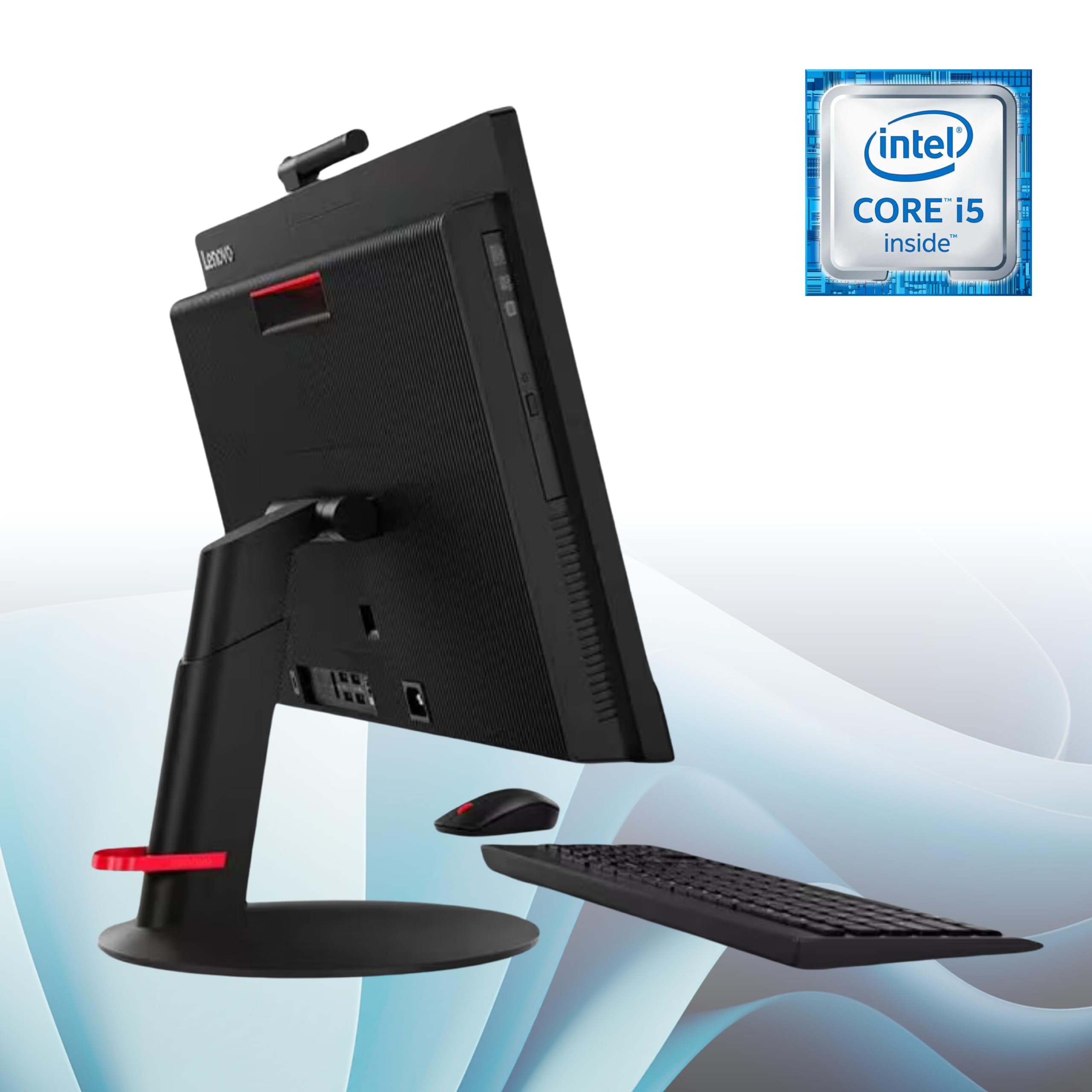 Lenovo ThinkCentre TIO22 22" All-in-One Intel Core i5 8400T 16GB 512GB Webcam Windows 11 Pro Office 2021 Professional Ricondizionato