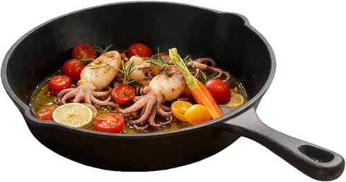 Cast Iron Frying Pan 10 Inch, Skillet Frying Pans with