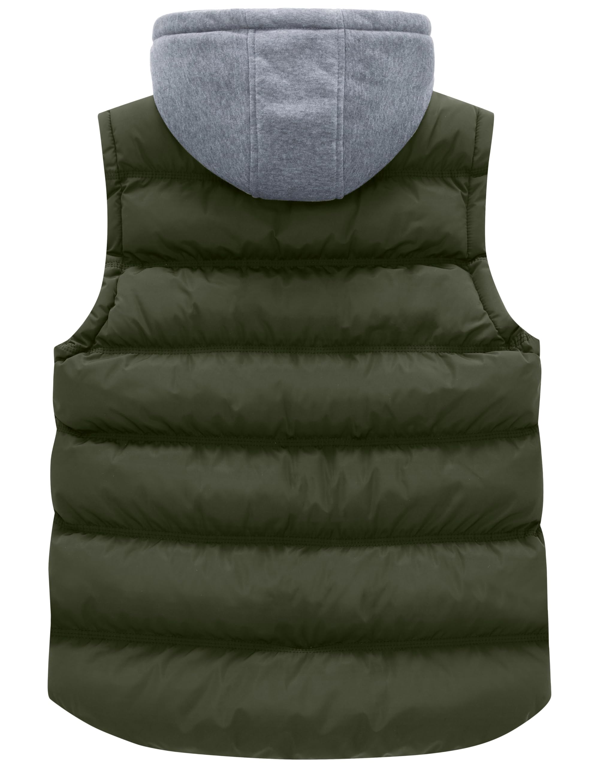 Wantdo Chaleco Acolchado para Hombre Chaleco Cálido de Invierno Chaqueta sin Mangas al Aire Libre Hombres