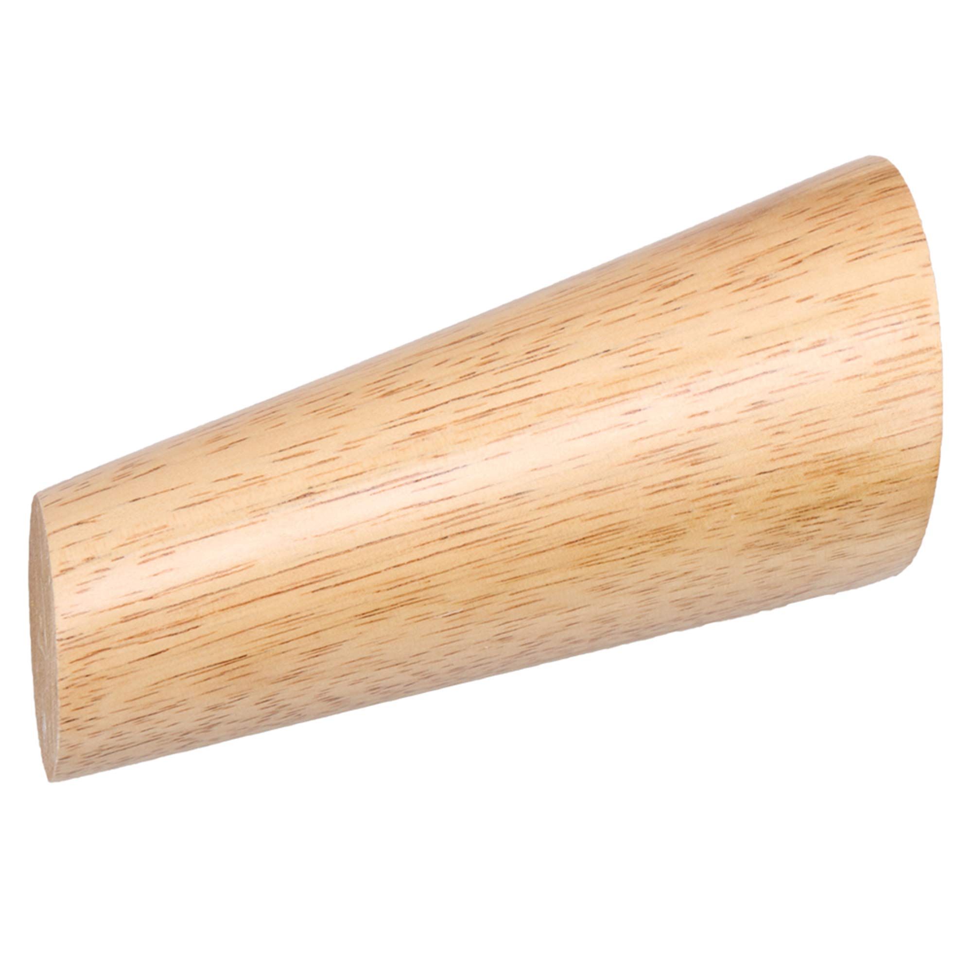 Doublelife Furniture Legs Pack of 4 Wood Parts Sofa Oblique Tapered Wooden 12cm Solid Wood Color