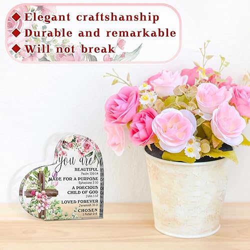 Miniatura 7 de Regalos religiosos para mujeres, regalos cristianos inspiradores, decoración de versículos bíblicos, regalos religiosos, recuerdos de pisapapeles,