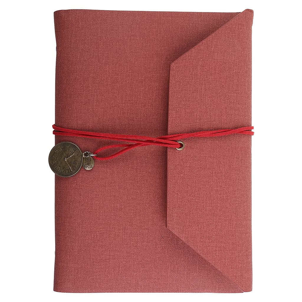 for Creative PU Leather Loose-Leaf Tri-fold Notebook Travel Handbook for Dairy Travel Office