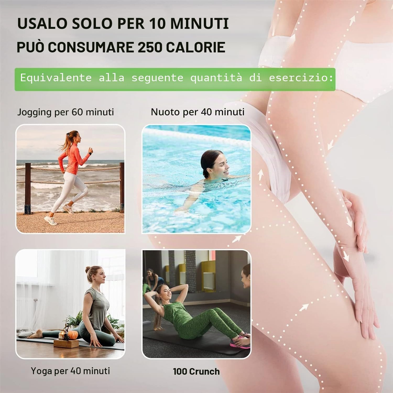 Macchina per cavitazione 6 in 1, Hbealifee Body Beauty Machine, massaggiatore professionale a radiofrequenza, dispositivo di riduzione del vuoto per braccia, vita, coscia, anca, gamba, corpo