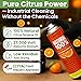 Natural-100% Orange Degreaser Cleaner, Industrial-Strength, Instantly Removes Grease, Oil & Adhesive, 27Kv Electrical-safe, Trusted on Metal, Engines, Motors, Tools, Concrete & More