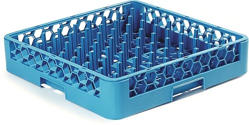 Miniatura 8 de Carlisle FoodService Products OptiClean - Escurridor de platos para lavadoras comerciales, estante alto para platos, color azul (paquete de 6)