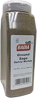 12 oz Bottle Sage Ground Powder / Salvia Molida en Polvo Kosher