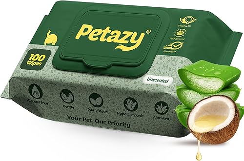 Miniatura 9 de 400 toallitas para perros para patas y orejas de trasero, toallitas orgánicas para perros Toallitas perfumadas para perros Toallitas para perros