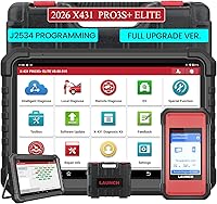 LAUNCH X431 PRO3S+ Elite 2026 Bidirectional Scan Tool: J2534, HD Trucks, Topology Map, 60+ Services, CAN FD/DoIP, 2-Yr Updates