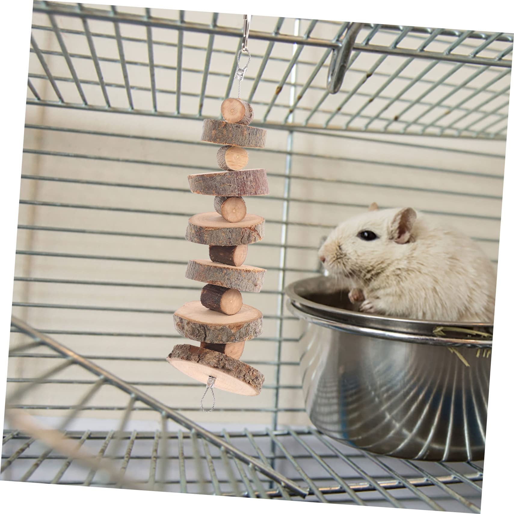 Housoutil 1set Giocattoli Da Masticare Per Criceti Conigli e Porcellini Naturale Per La Noia e Promuovere Gioco Sicuro Per Piccoli Animali Domestici