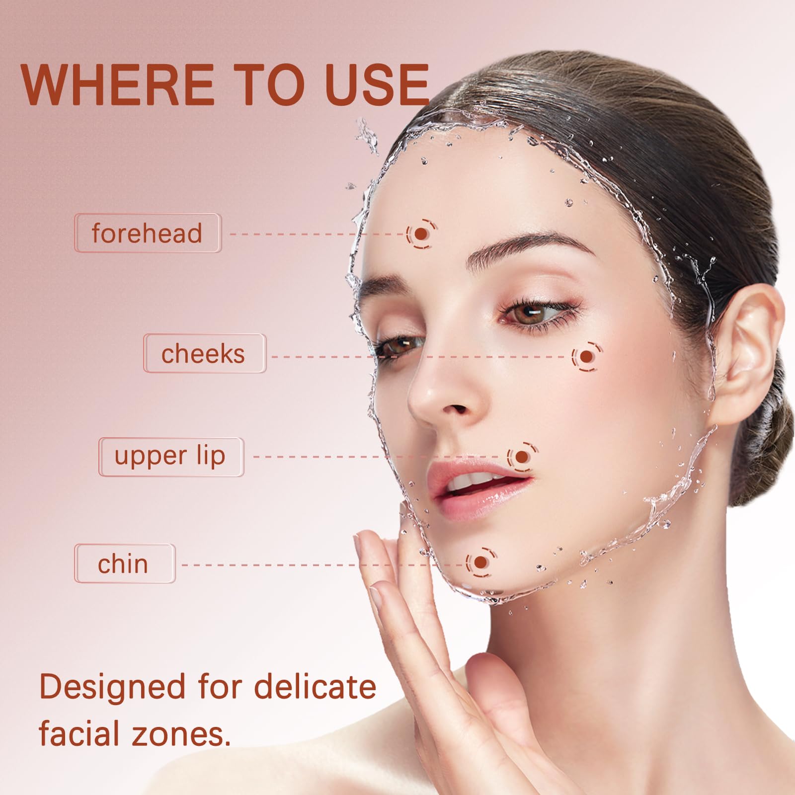 Kit de crema de depilación facial para mujeres – Crema calmante depilatoria y post cuidado, 4 minutos sin dolor e impecable, fórmula vegetal suave para pieles sensibles 6