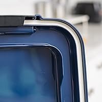 Vista 7 de IRIS USA Contenedor hermético de almacenamiento de alimentos para perros, hasta 40 libras, ruedas acoplables, para almacenamiento de alimentos