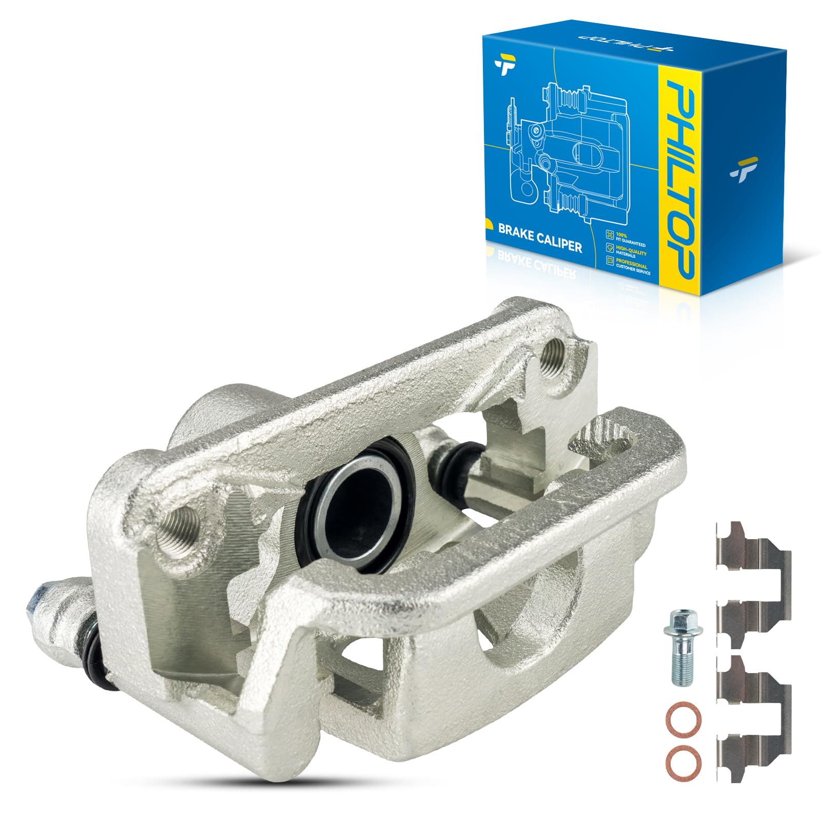 PHILTOP Brake Caliper Rear Left Compatible with 2003-2008 Pilot, 2001-2006 MDX, Brake Calipers Set