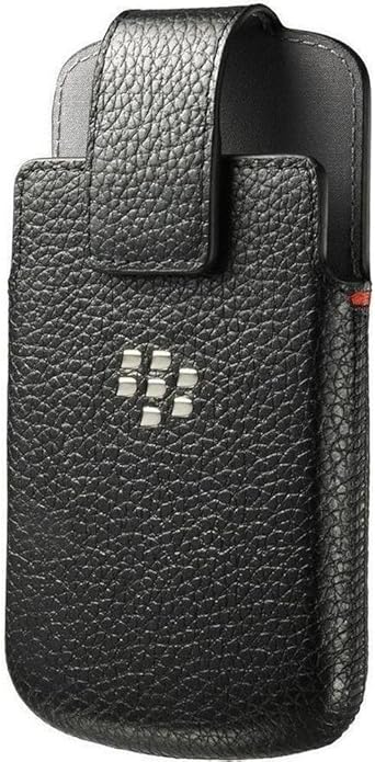 BlackBerry Leather Swivel Holster for BlackBerry Q10 - Black