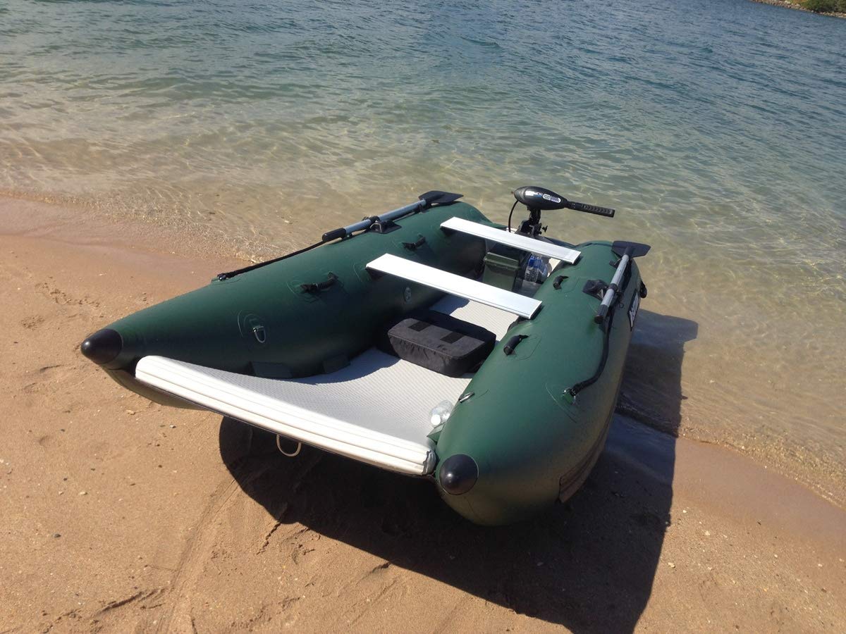 Nadmuchiwana pływająca przystań molo ponton platforma wędkarska Dingy Raft Boat W/Pump nowość