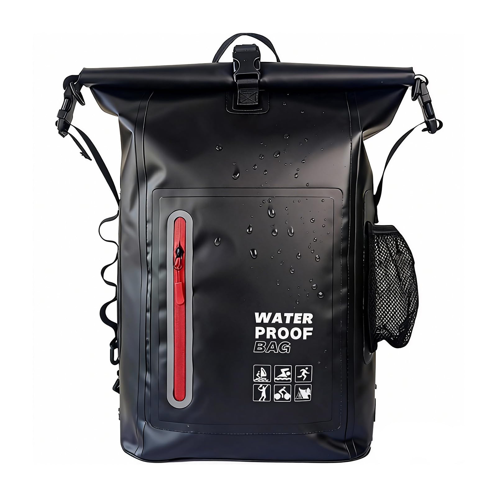 Dry Bag impermeabile 25L fluttuante e leggero sacco asciutto per le donne zaino impermeabile per kayak, canottaggio, pesca, nuoto, campeggio, escursionismo, chiusura roll-top e spallacci