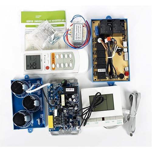 Universal DC/AC Inverter Controller Board Fit for Split Air Conditioner Control System Computer Board Variable Frequency Air Conditioning Control Board(24000 BTU)