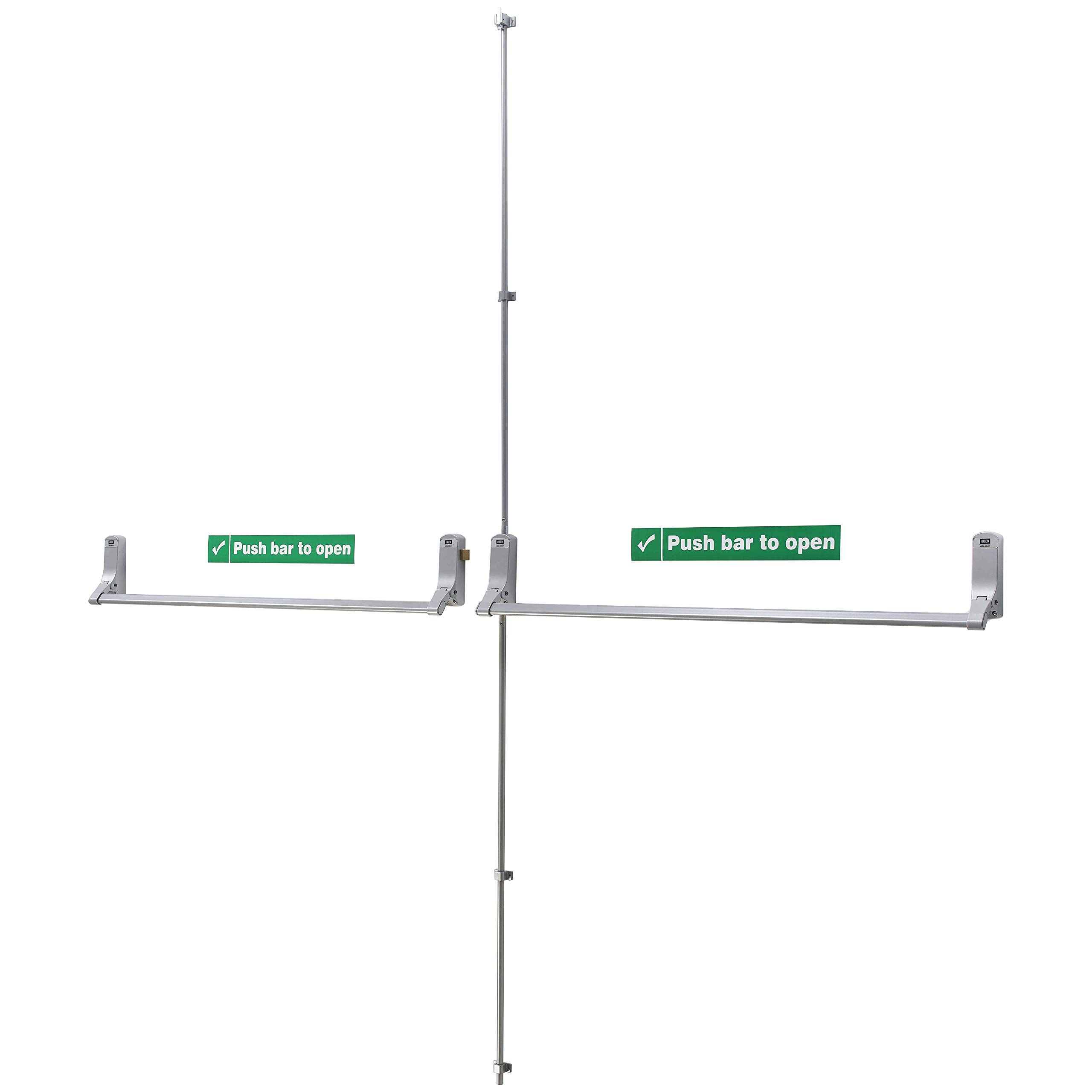 UNION ExiSAFE Panic Bolt Set To Suit Rebated Double Doors - To Suit Timber Doors