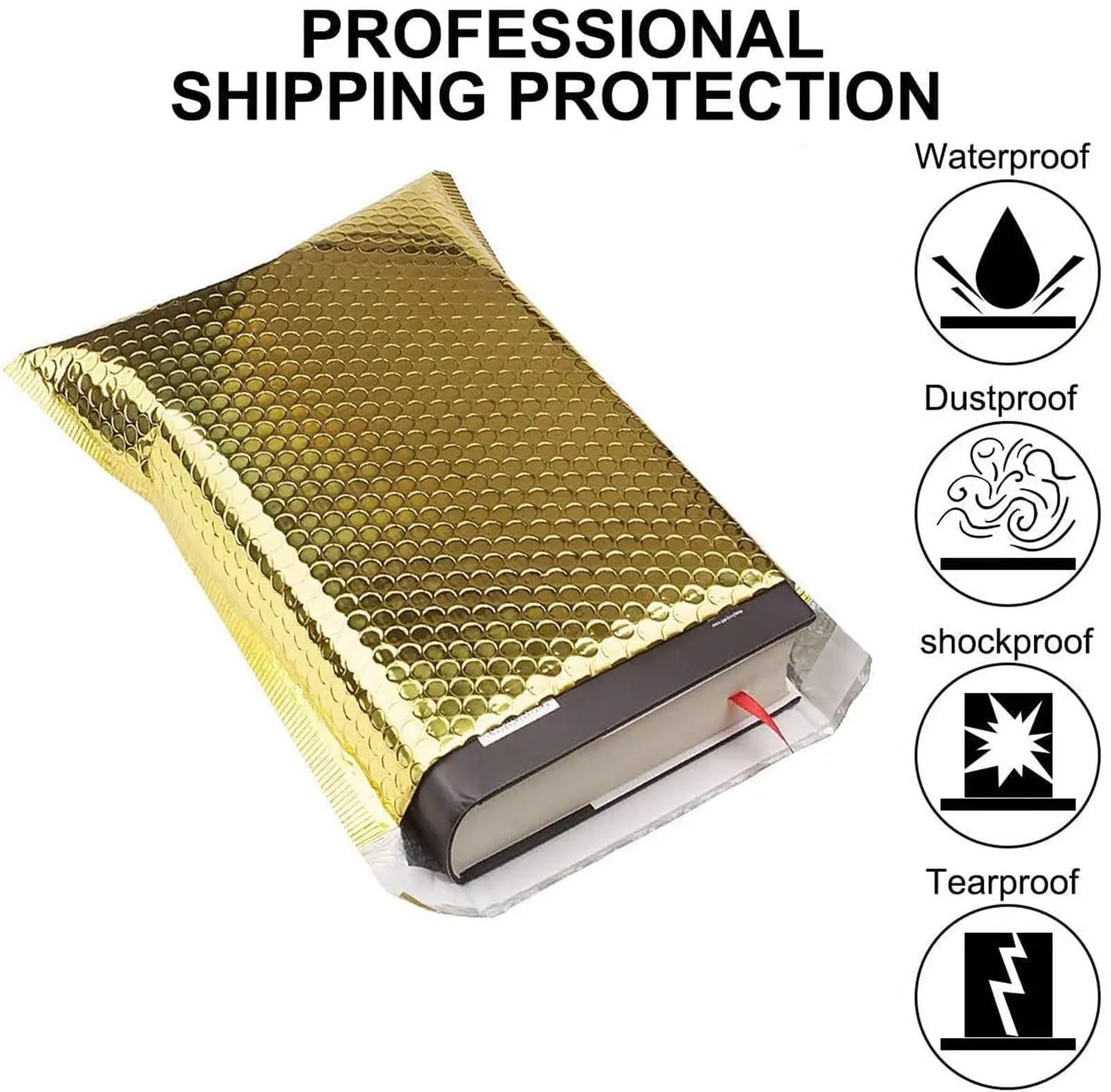 Buste Per Spedizioni Imbottite Buste Postali Autosigillanti In Plastica - 25 Pezzi, Dimensioni 24x24 Pollici, Marca ValueMailers Imbottite Per - Foto 10