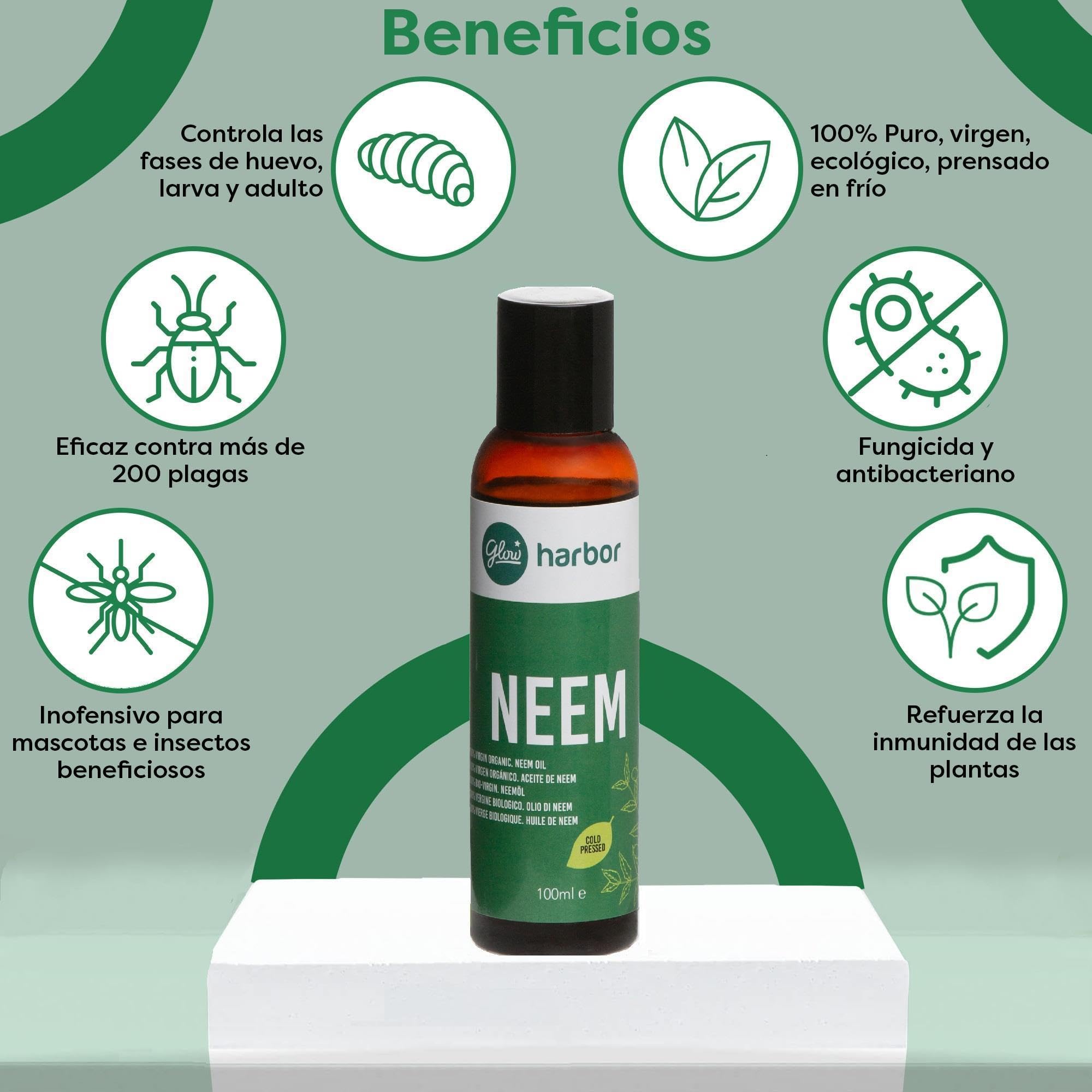 Aceite NEEM 100% Virgen Orgánico Prensa Fría Neem Oil