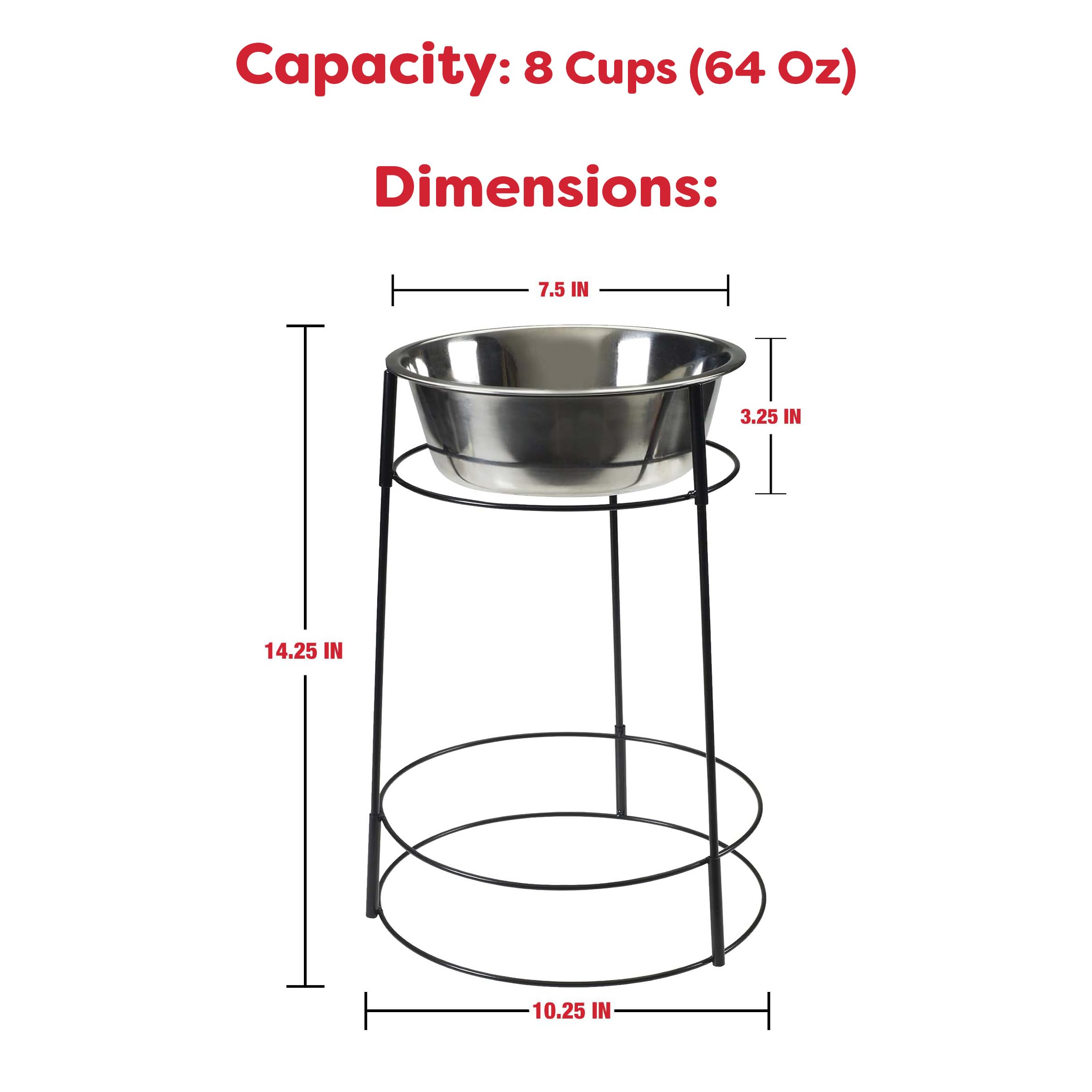 Hi-Rise Single Diner 2 QT thical Pet 5857E