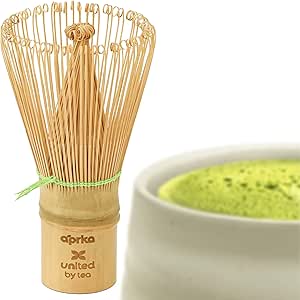 AprikaLife -Traditional Matcha Whisk - 100 Prong Bamboo Whisk For Ceremonial Tea Preparation - Authentic Japanese Bamboo Whisk For Matcha Tea