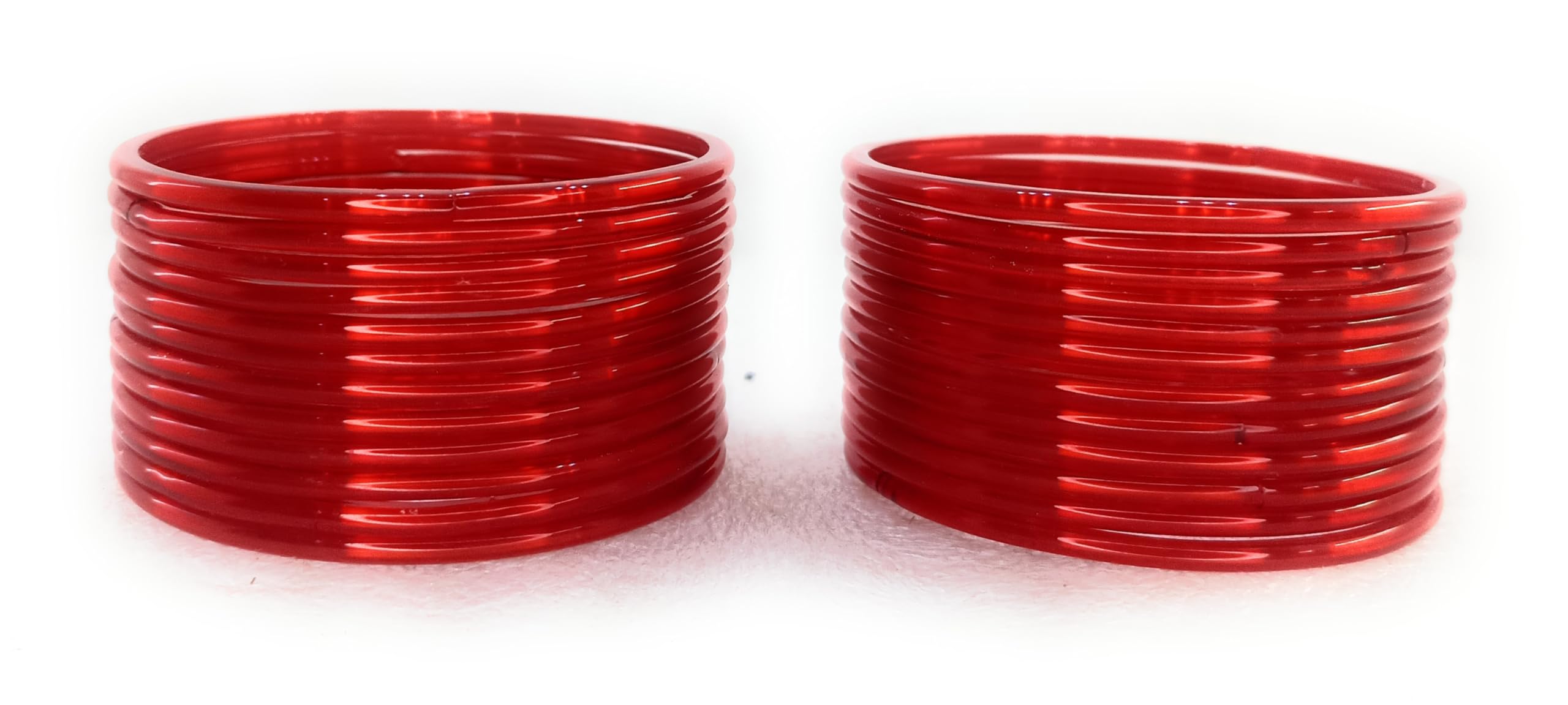 SBS, Handcrafted, Transparent Color, Plain Glossy Shine Glass bangles set of 24 bangle for Women and Girls (Red, 2.6) (B0D799M4W5) Amazon Price History, Amazon Price Tracker