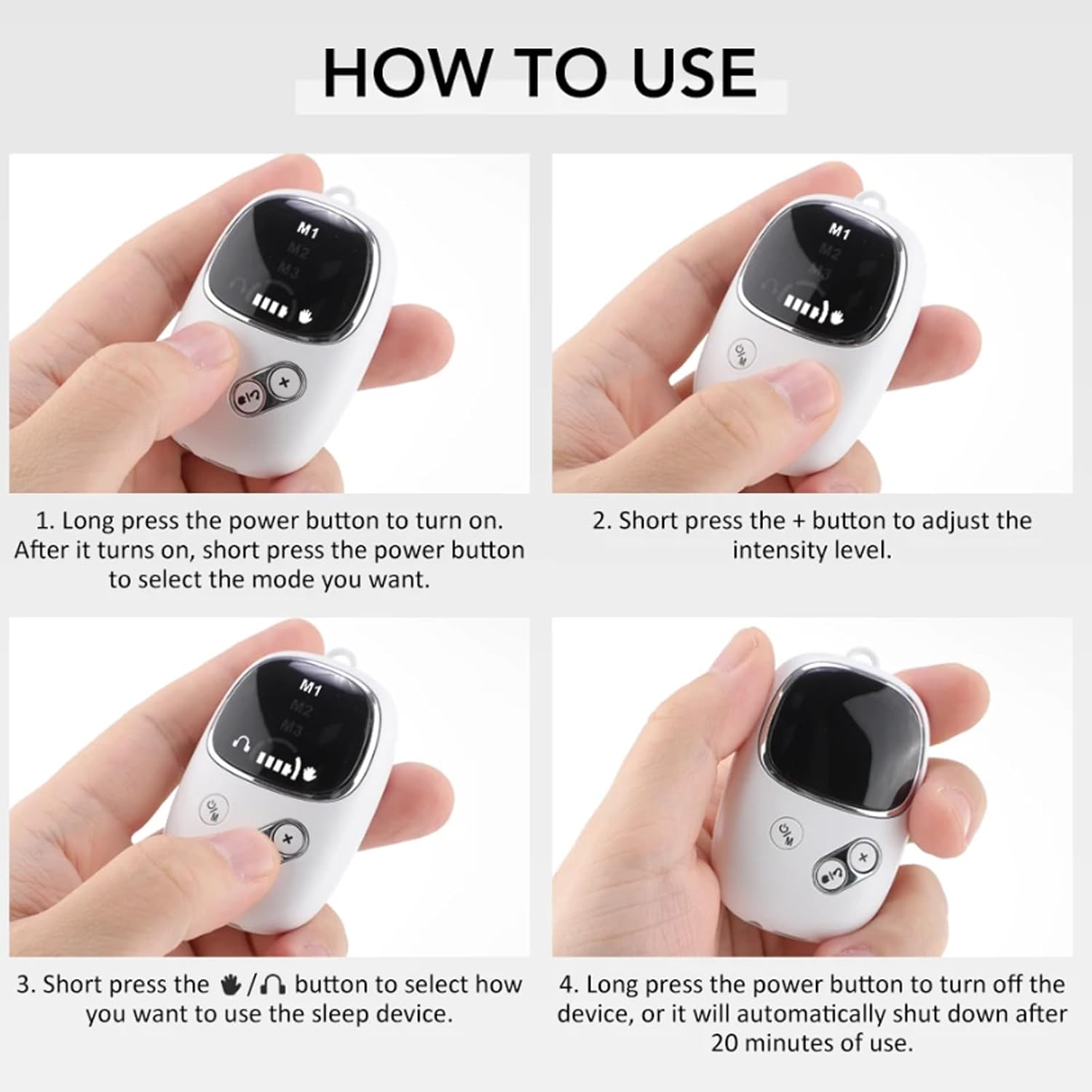 Shmian Portable Sleep Device, 2-in-1 Calm Carry Device for Adults, Ideal Gift for Sleep