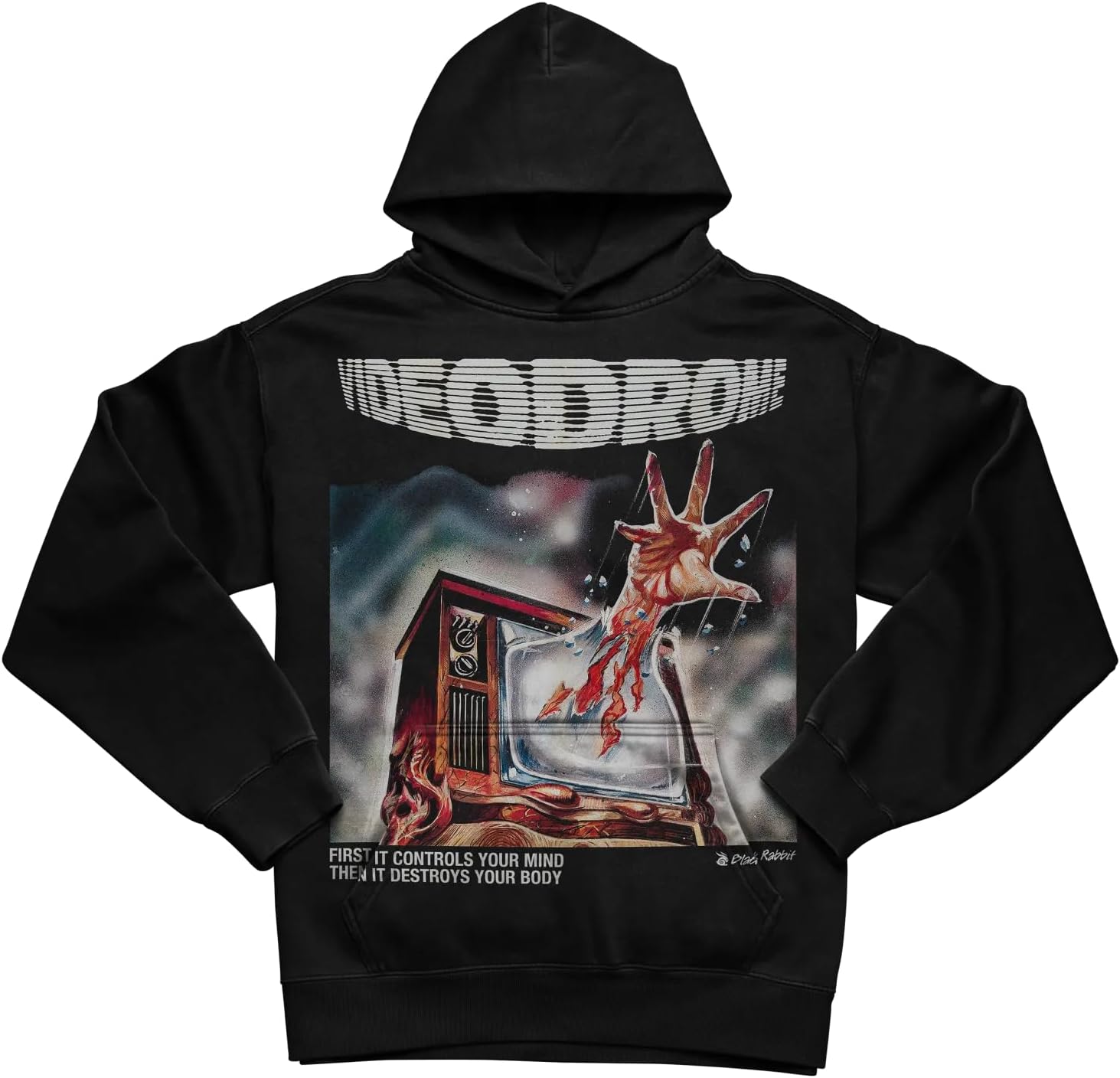 Black Rabbit Videodrome 80s Horror Movie Retro Unisex Classic T-Shirt