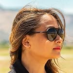 goodr Polarized Aviator Sunglasses, Large Sized (Mach G), UV400 Protection, No Slip, No Bounce