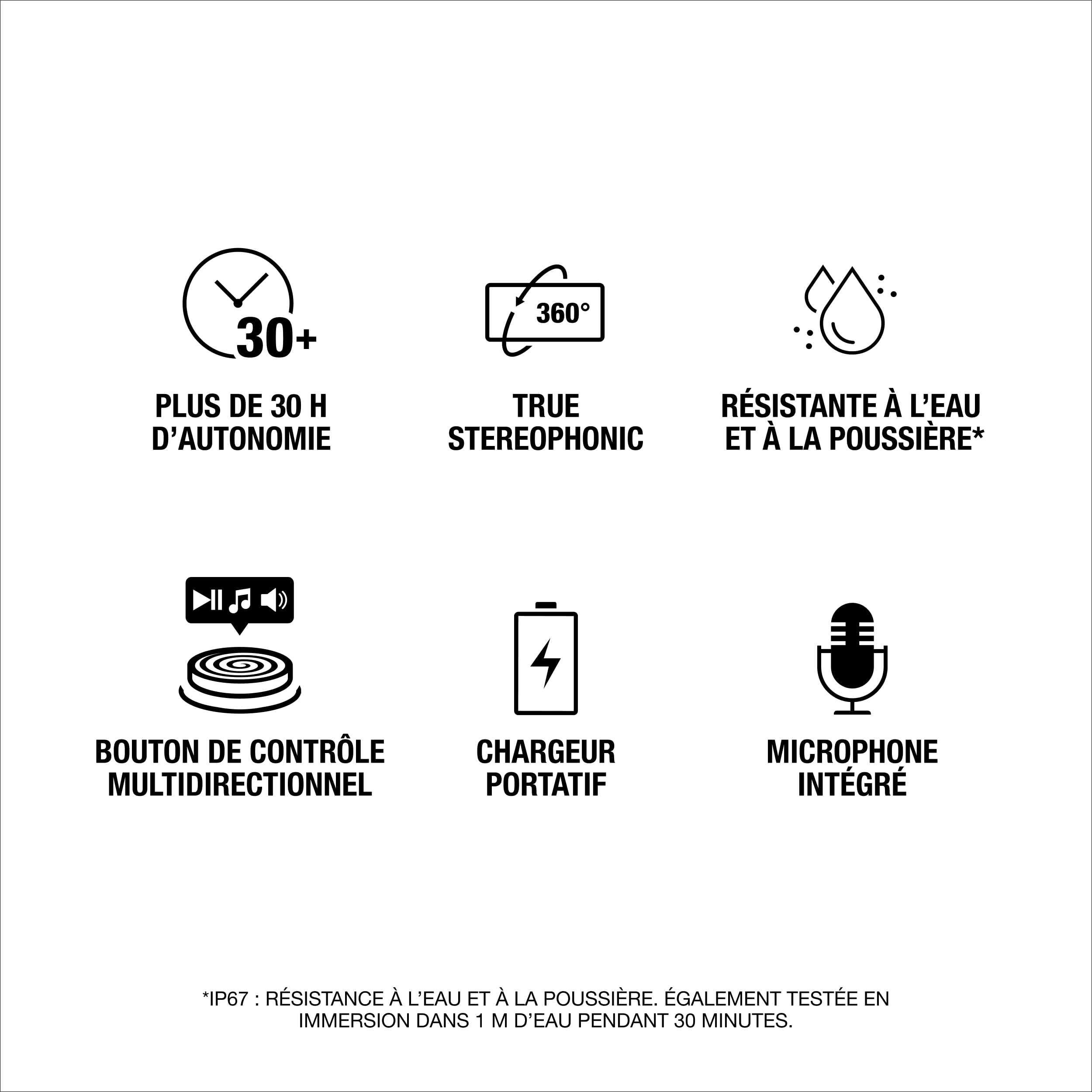 Marshall Middleton II Enceinte Bluetooth Portable Plus de 30 Heures d'autonomie, étanchéité IP67 - Noir et Laiton