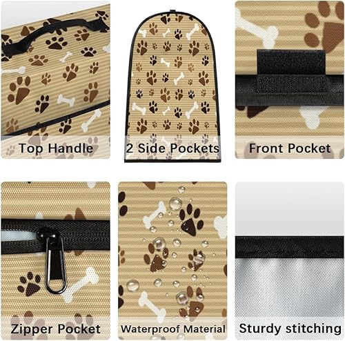 Miniatura 3 de Lindas fundas para mezclador de cocina con estampado de patas de perro, compatibles con mezclador de 6 a 8 cuartos de galón, a prueba de polvo,