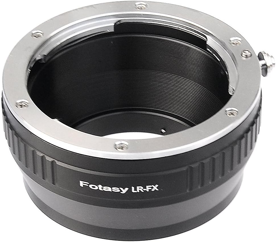 Fotasy Adaptador de lente Leica R a Fuji X, adaptador de montura Leica R a montura X, compatible con Fujifilm X-Pro1 X-Pro2 X-E1 X-E2 X-E3 X-A5 X-M1 X-T1 X-T2 X-T3 X-T10 X-T20 X-T30 X-T100 X-H1