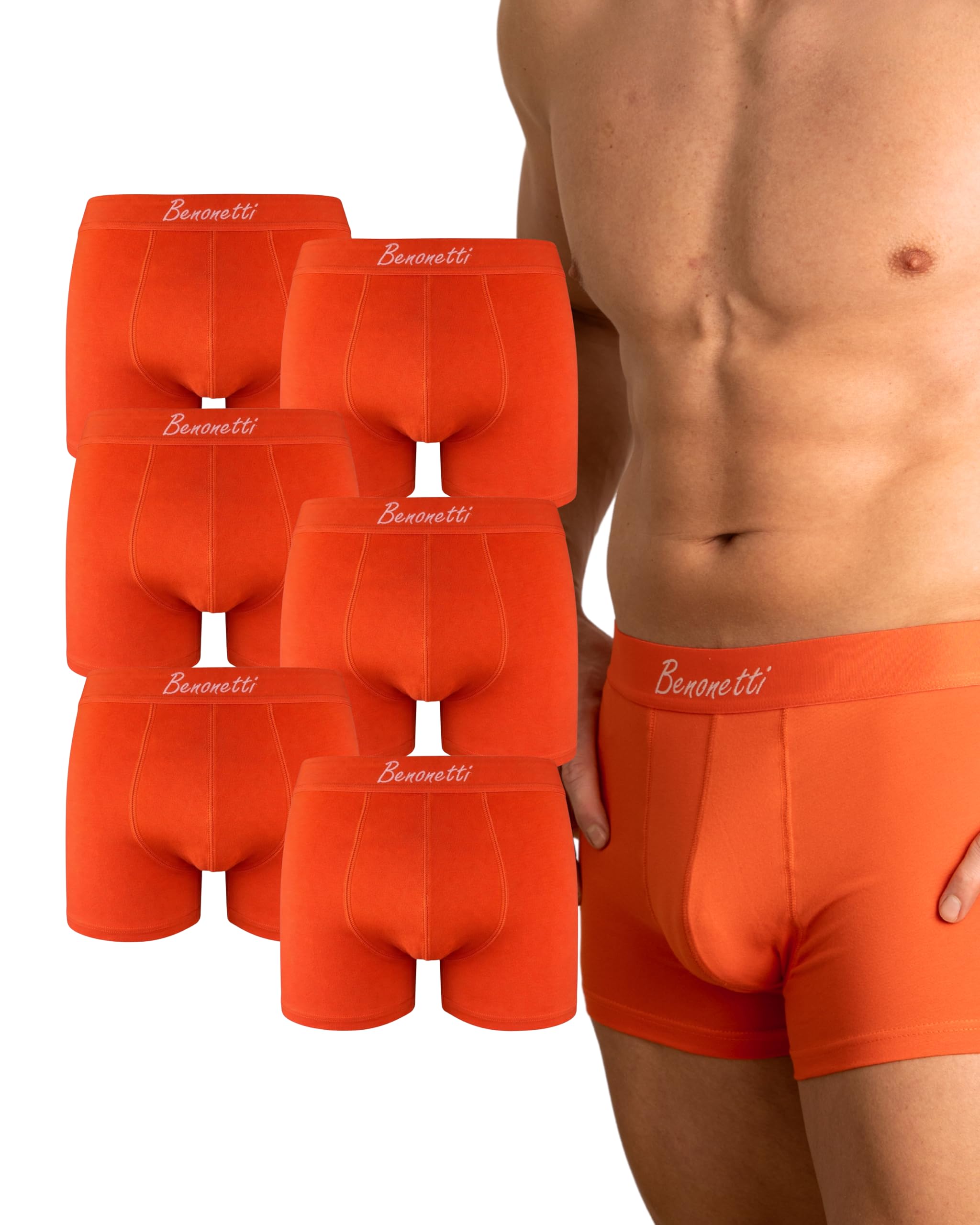 Herren Boxershorts 6er Pack aus Baumwolle – hochwertige Stoffqualität, weiche Nähte, elastischer Komfortbund, atmungsaktiv & dauerhaft formstabil für jeden Tag